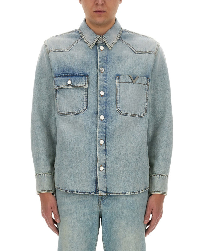 [Valentino] Denim jacket SS24 4V3DB02R9YQ_508