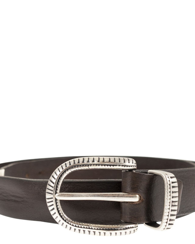 [ALBERTO LUTI] Belt SS26 314/30 MORO
