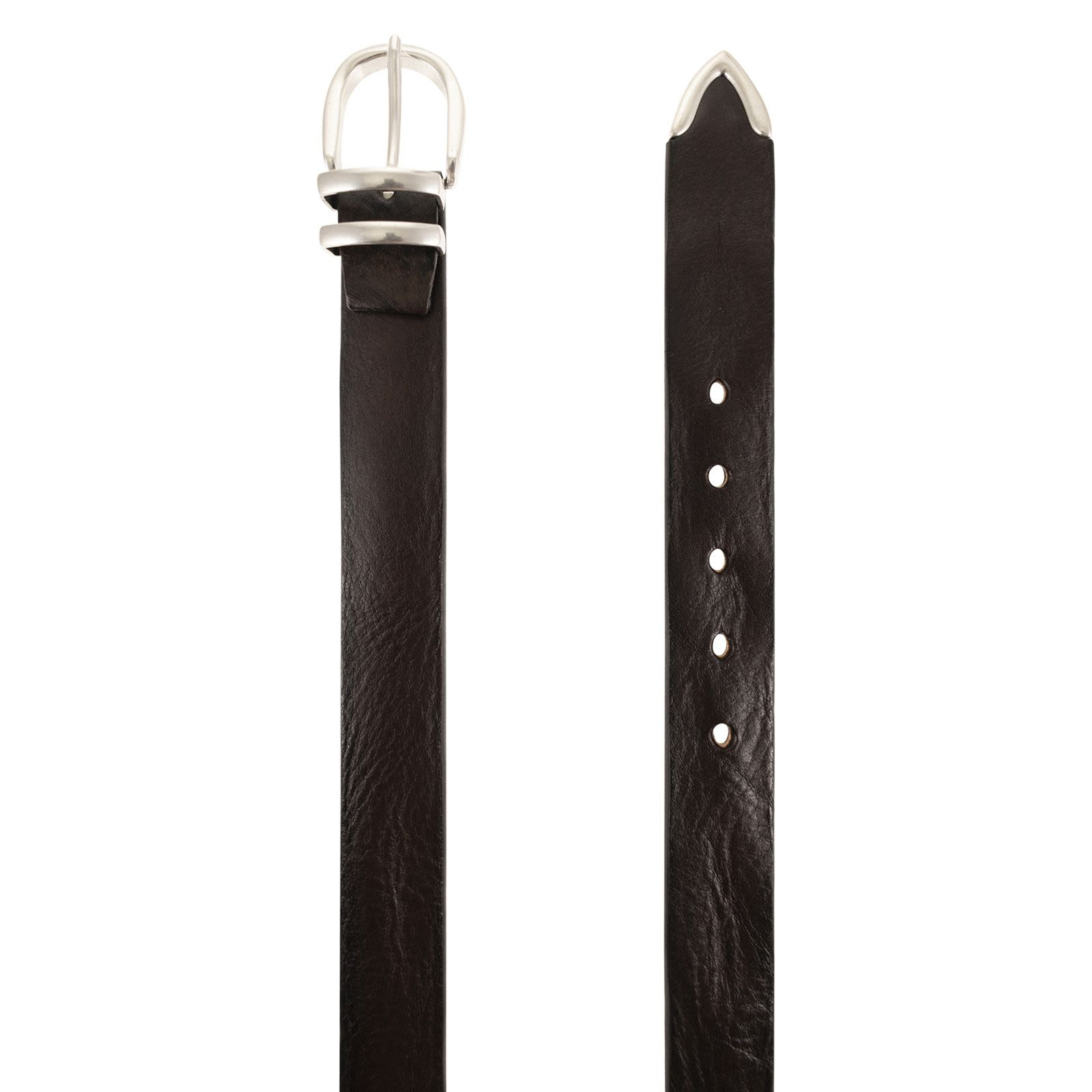[ALBERTO LUTI] Belt SS26 616/30 MORO