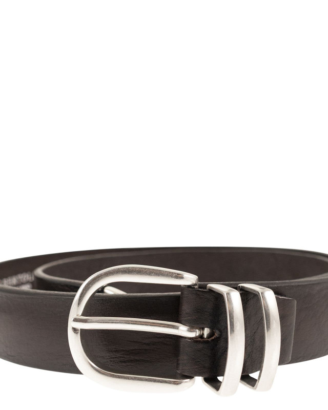 [ALBERTO LUTI] Belt SS26 616/30 MORO