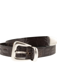 [ALBERTO LUTI] Belt SS26 830/25 MORO