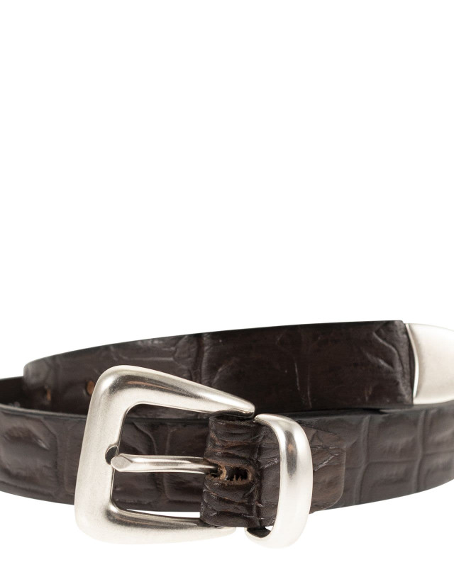 [ALBERTO LUTI] Belt SS26 830/25 MORO