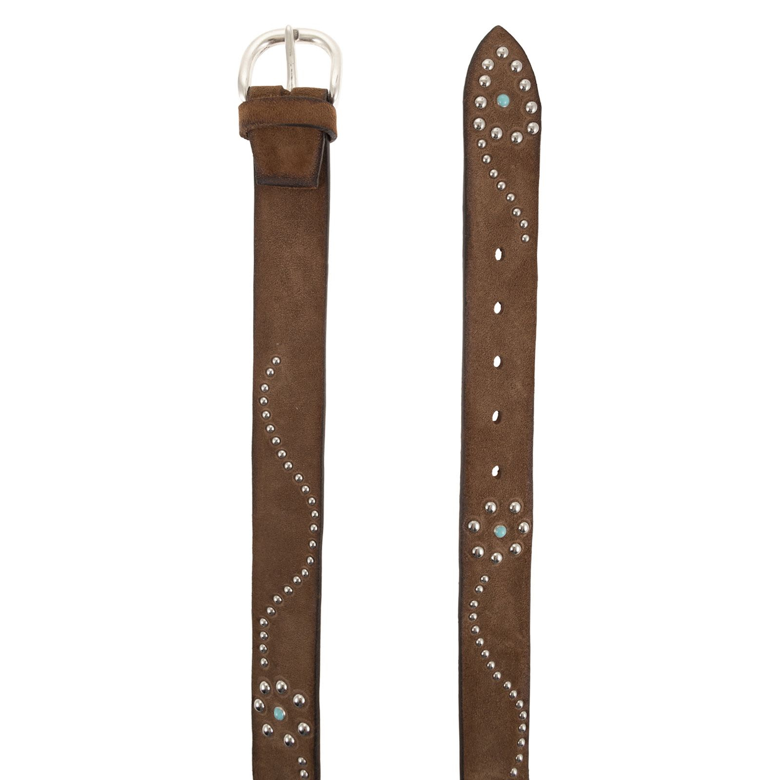 [ALBERTO LUTI] Belt SS26 901/35 BRUCIATO