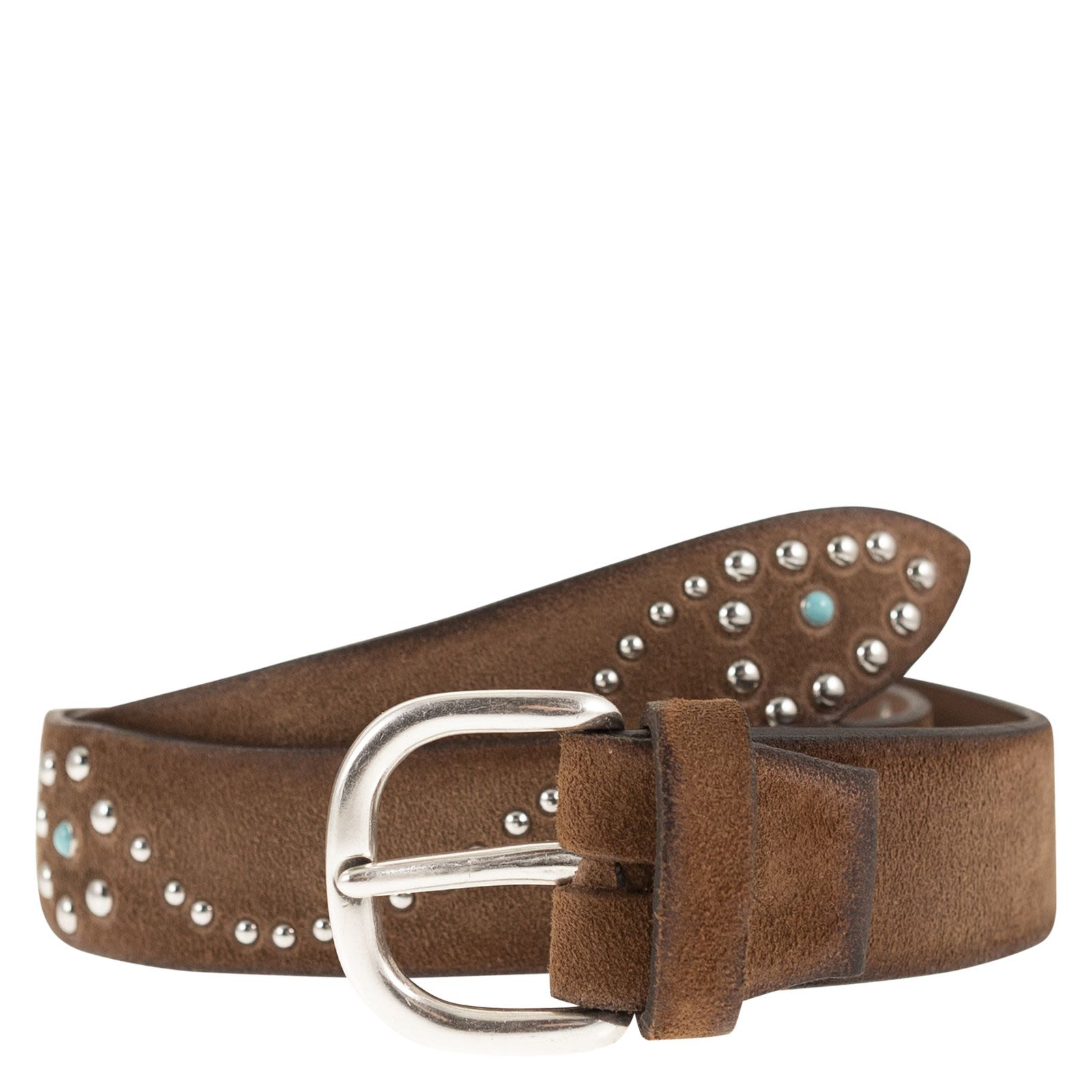 [ALBERTO LUTI] Belt SS26 901/35 BRUCIATO