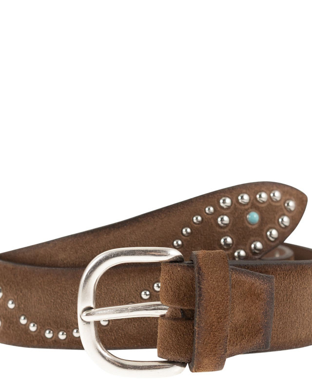 [ALBERTO LUTI] Belt SS26 901/35 BRUCIATO