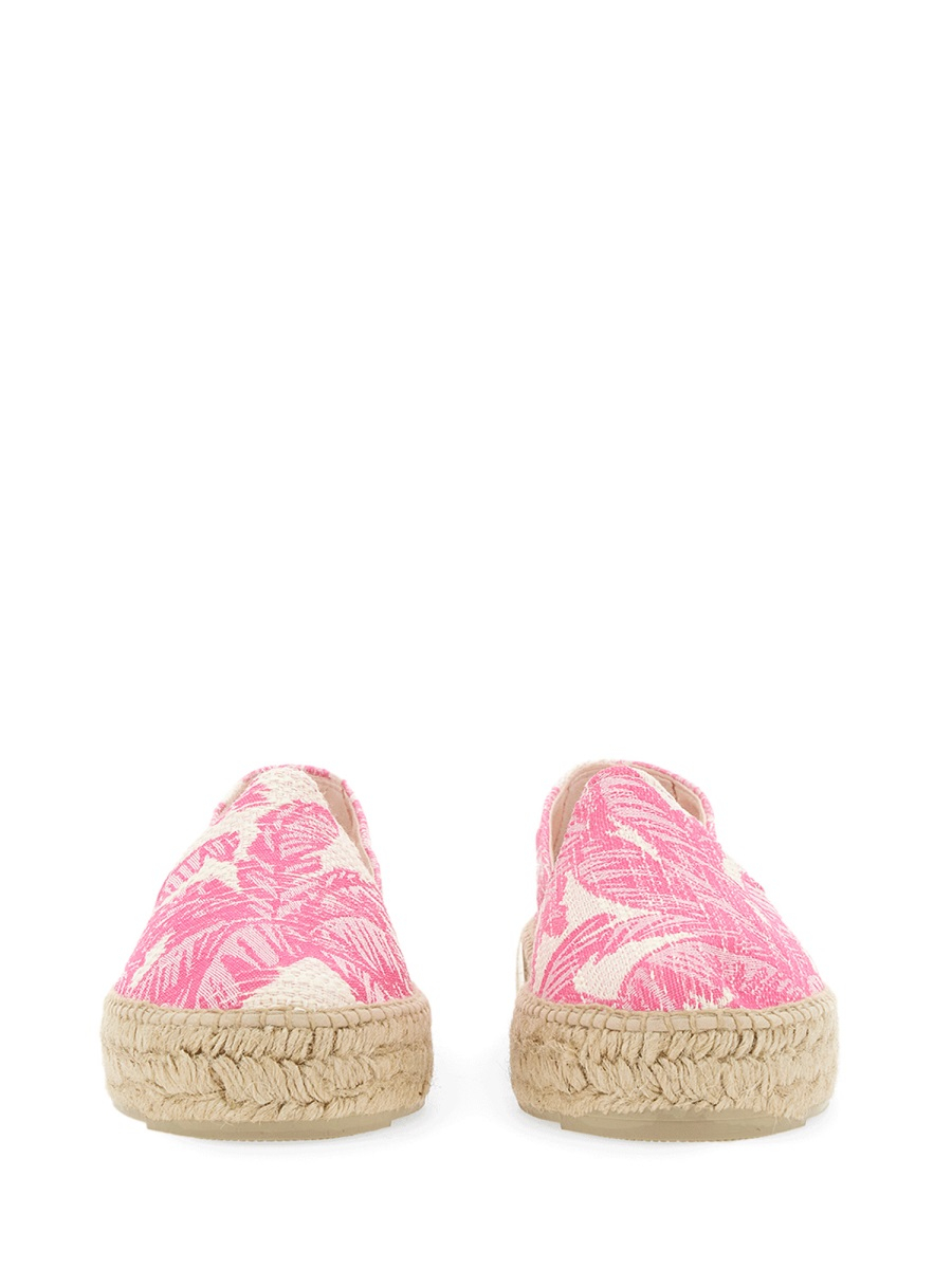 [MANEBI] Flat shoes SS23 G4.7D0_COTTONJACQUARDPINKCREAM
