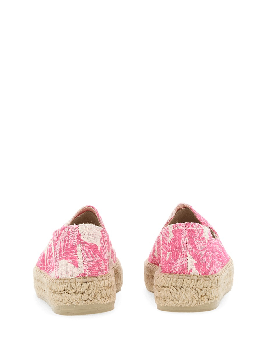 [MANEBI] Flat shoes SS23 G4.7D0_COTTONJACQUARDPINKCREAM