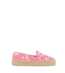 [MANEBI] Flat shoes SS23 G4.7D0_COTTONJACQUARDPINKCREAM