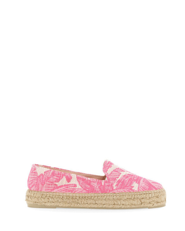 [MANEBI] Flat shoes SS23 G4.7D0_COTTONJACQUARDPINKCREAM