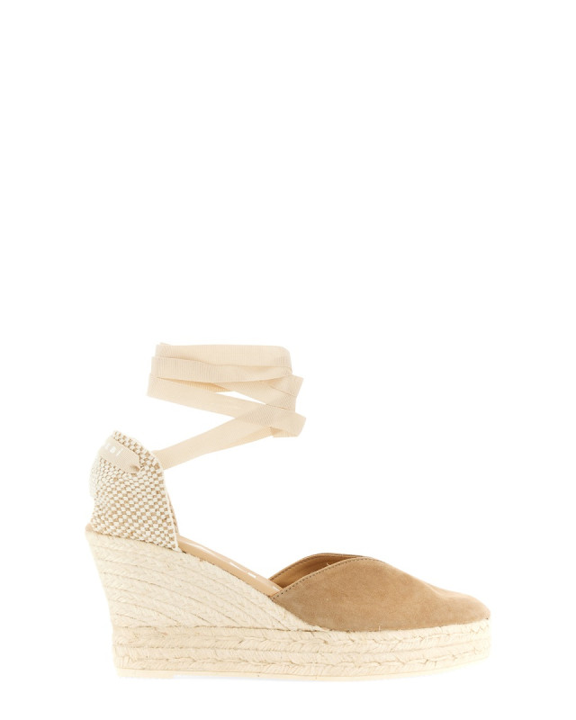 [MANEBI] Wedges SS22 W1.9WH_SUEDETAUPE