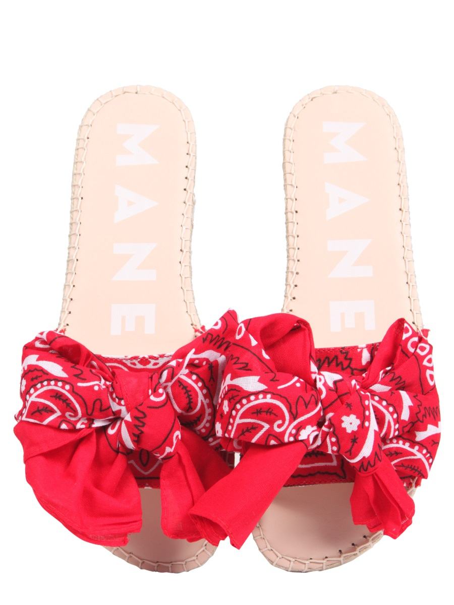 [MANEBI] Sandals SS21 F9.4J0_BANDANARED