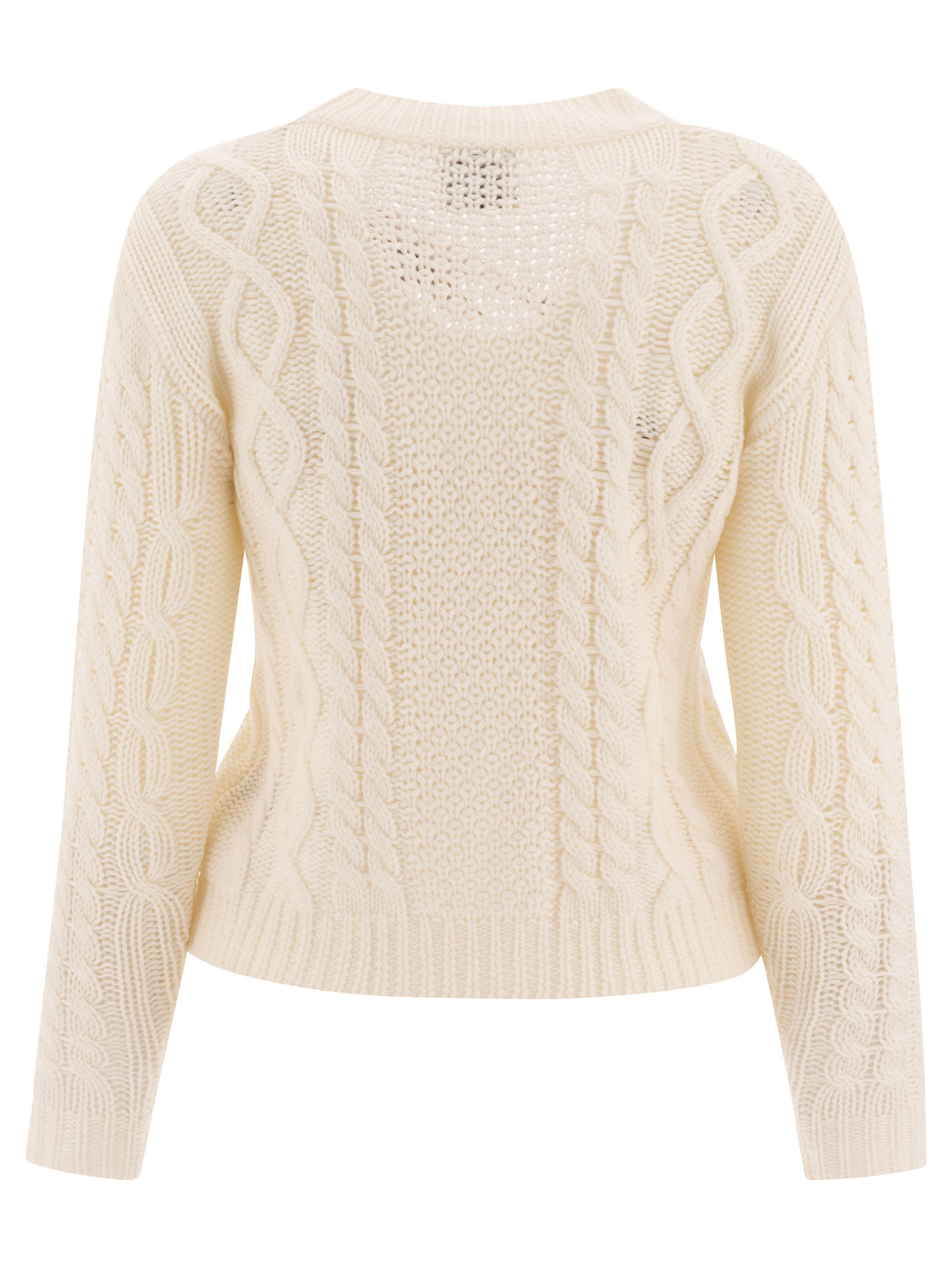 [Rakki] Cardigan FW25 SOUFFLE CARDIGAN WVBIANCO LANA