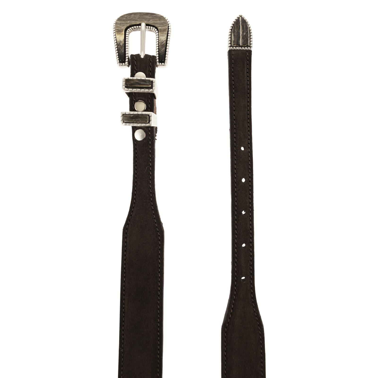 [ALBERTO LUTI] Belt SS26 696/35 MORO