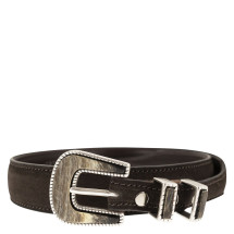 [ALBERTO LUTI] Belt SS26 696/35 MORO