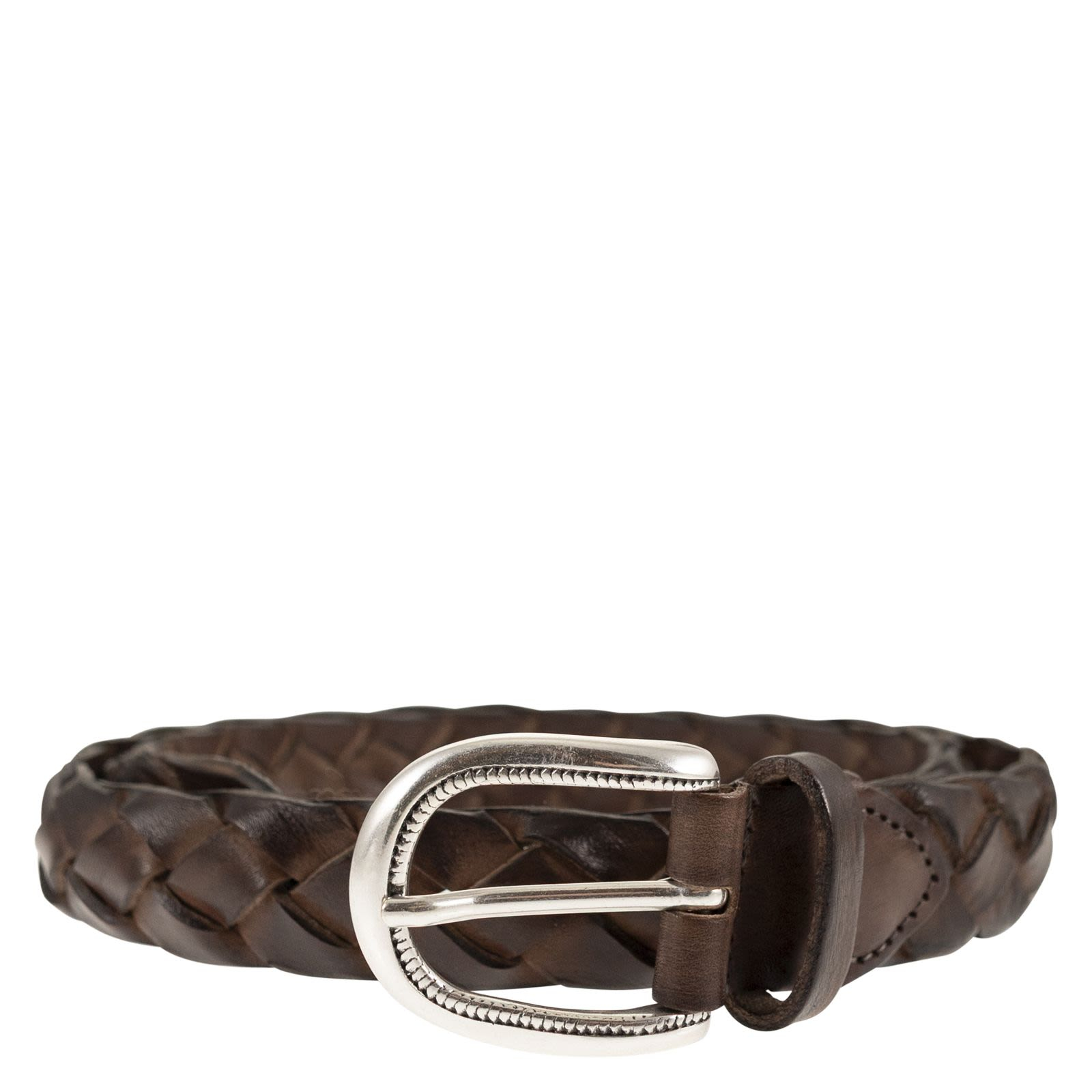 [ALBERTO LUTI] Belt SS26 TRECCIA 030 NEW MORO