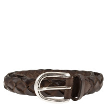 [ALBERTO LUTI] Belt SS26 TRECCIA 030 NEW MORO