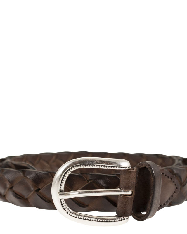 [ALBERTO LUTI] Belt SS26 TRECCIA 030 NEW MORO