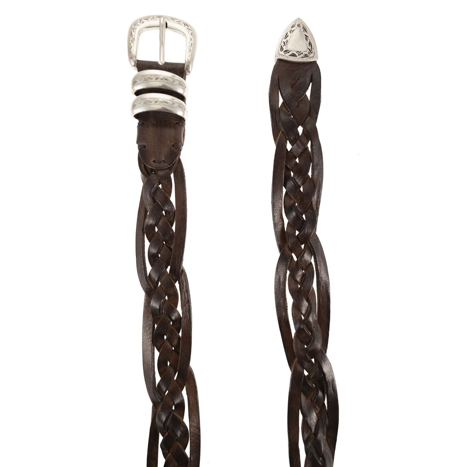 [ALBERTO LUTI] Belt SS26 TRECCIA GIULIA MORO