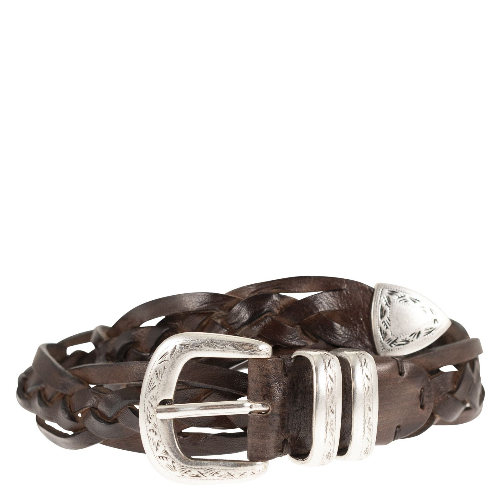 [ALBERTO LUTI] Belt SS26 TRECCIA GIULIA MORO