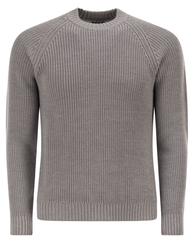 [Rakki] Knitwear FW25 REBEL GIROCOLLO WV GRIGIO