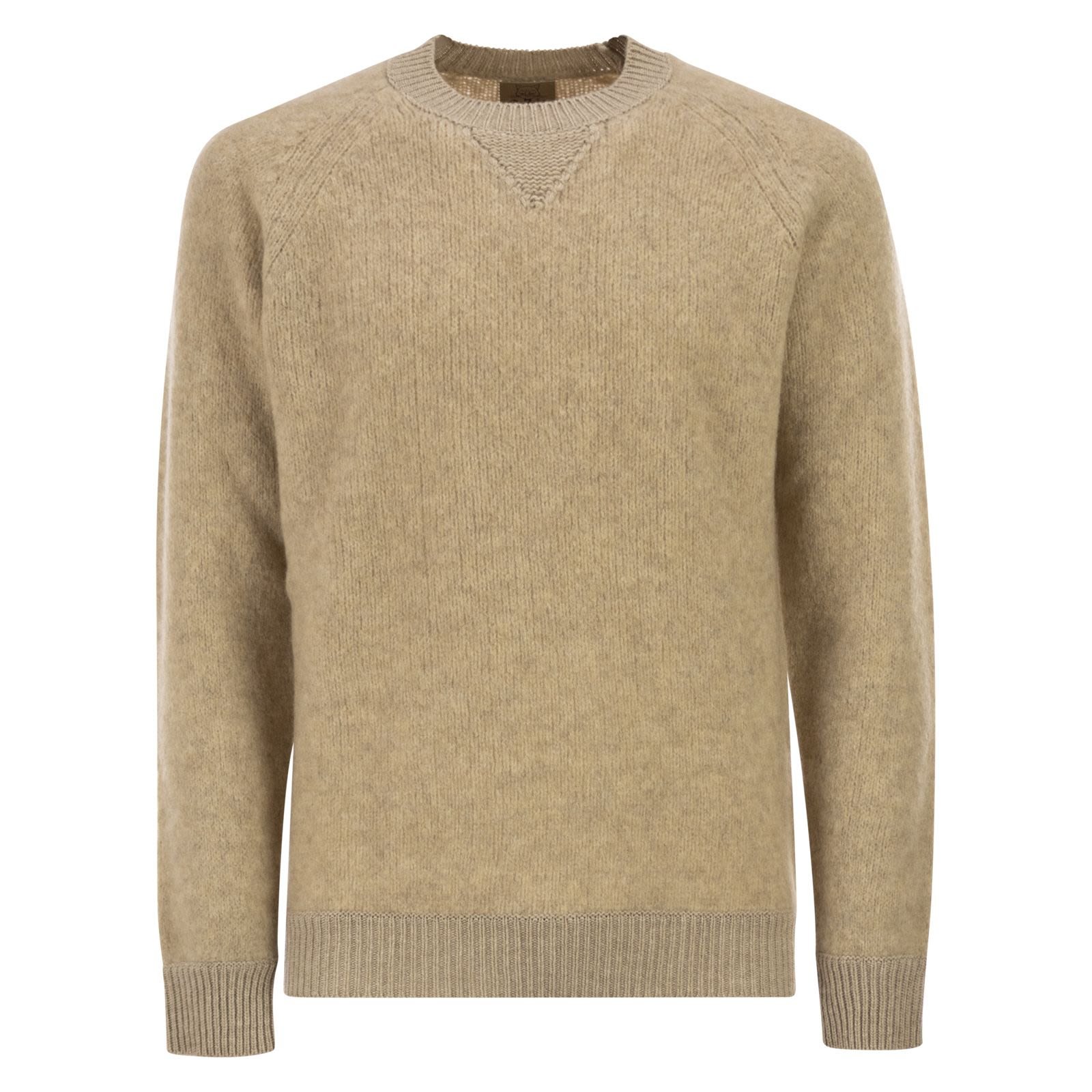 [Rakki] Knitwear FW25 VIRGIL WY+WVB SABBIA MELANGE