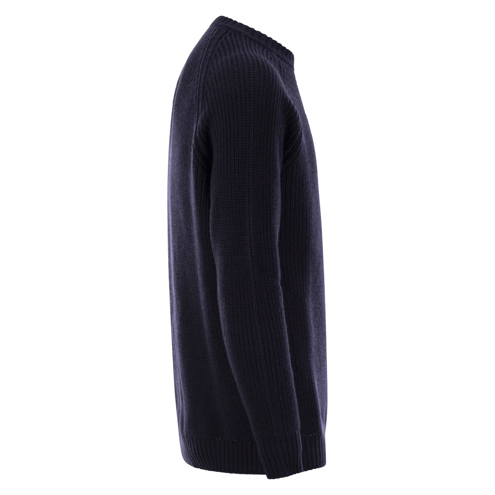 [Rakki] Knitwear FW25 REBEL GIROCOLLO WV BLU NOTTE