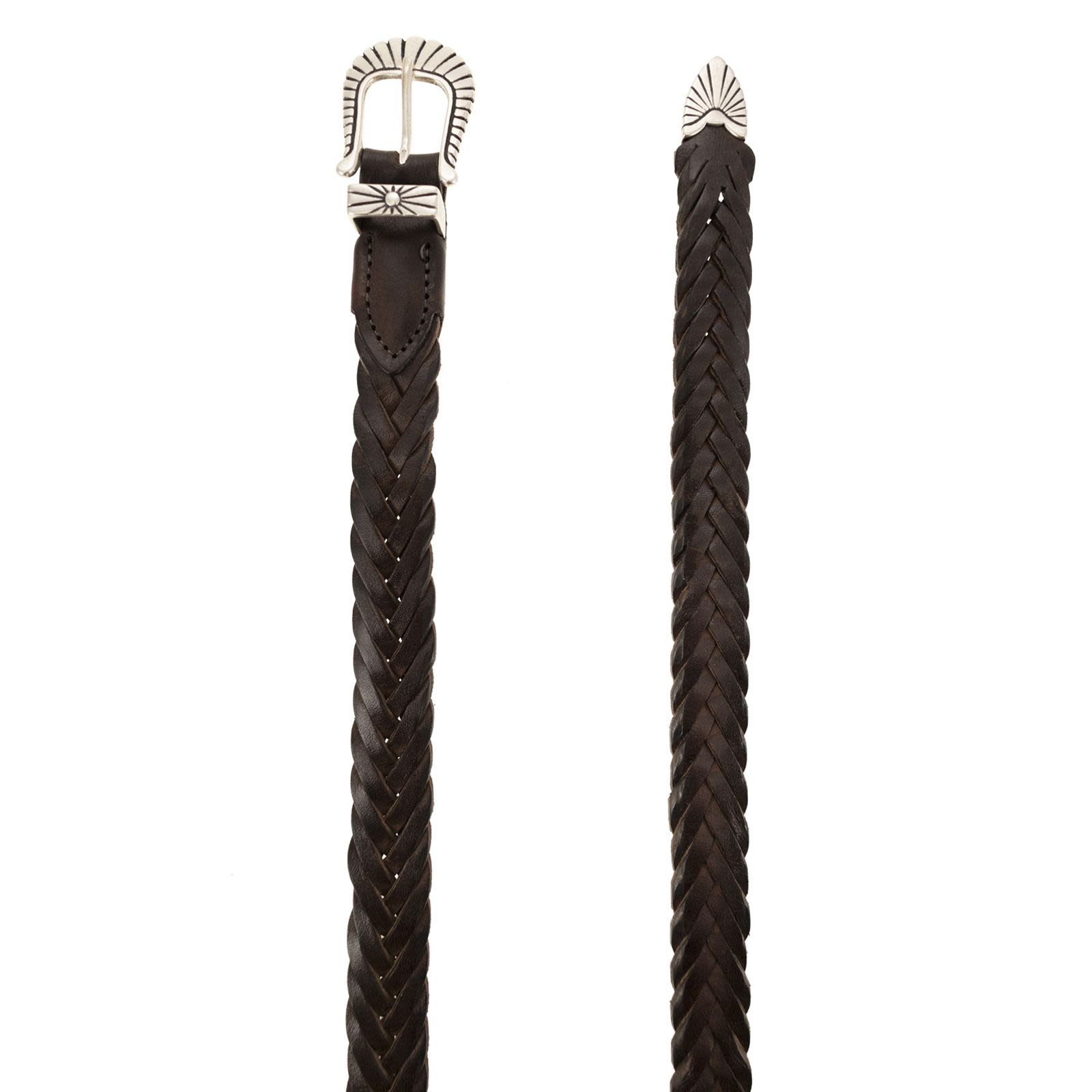 [ALBERTO LUTI] Belt CO TRECCIA 025 MORO