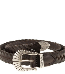[ALBERTO LUTI] Belt CO TRECCIA 025 MORO