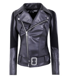 [Junya Watanabe] Leather Jacket FW25 JP-J007  BLACK
