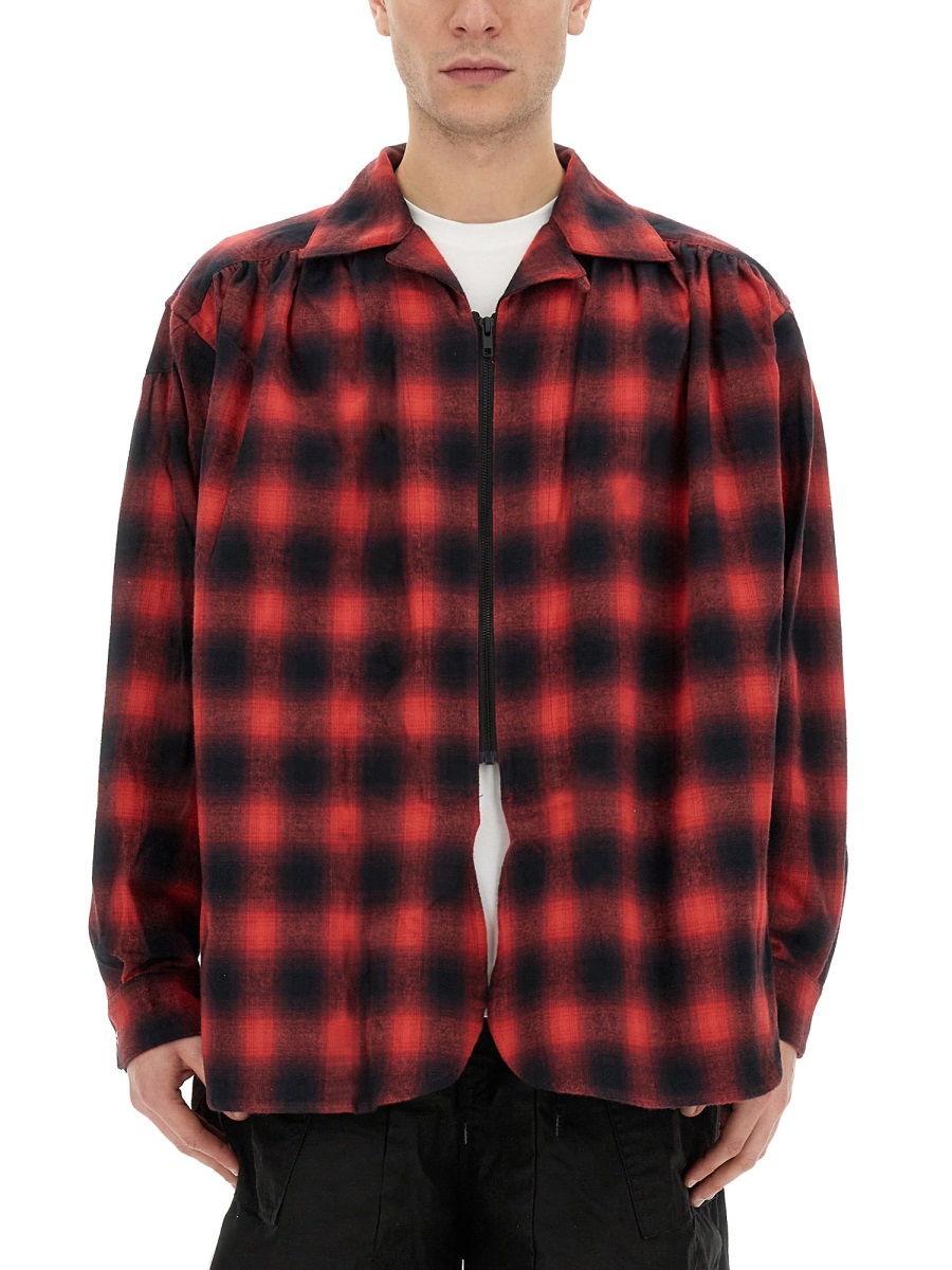 [AiE] Shirts Long Sleeve FW23 NS947_B-BLACK/RED