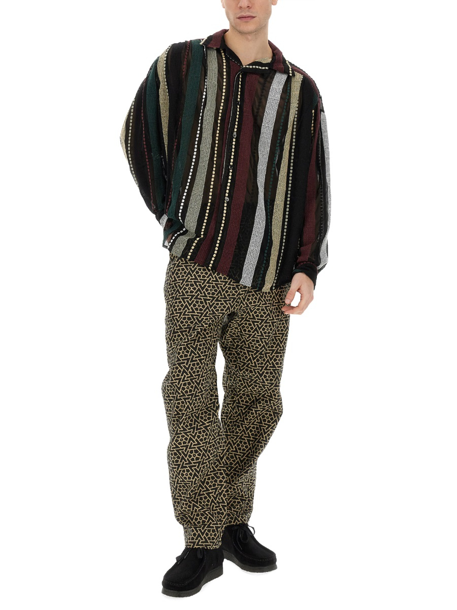 [AiE] Shirts Long Sleeve FW23 NS941_A-BLACK/MULTI