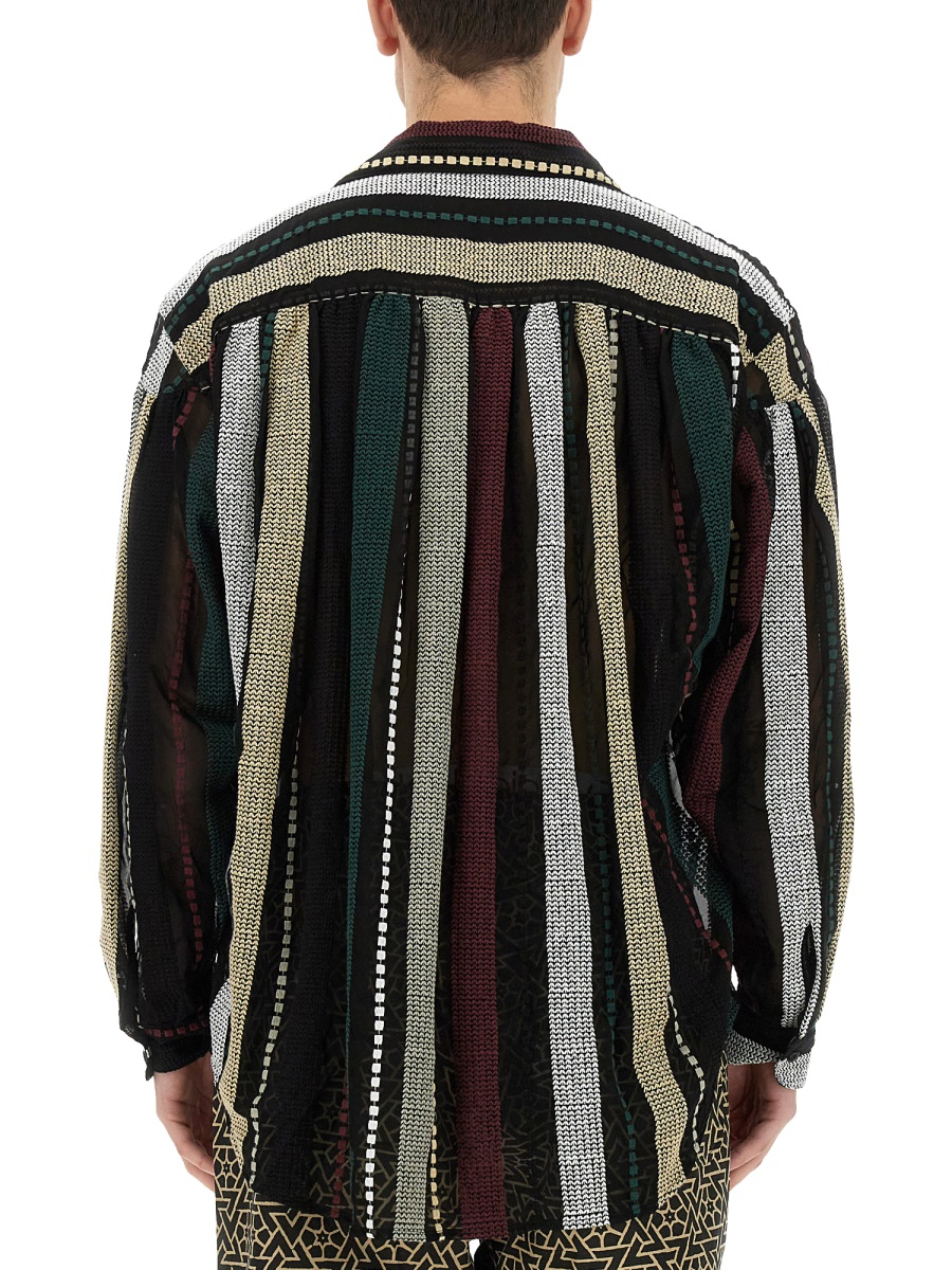 [AiE] Shirts Long Sleeve FW23 NS941_A-BLACK/MULTI