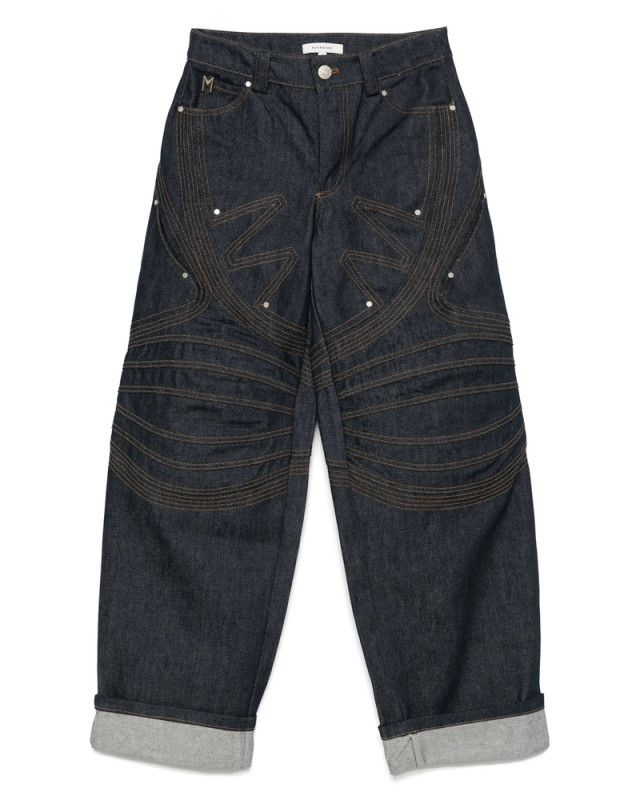 [Markgong] Jeans SS25 25SS076PT806  NAVY