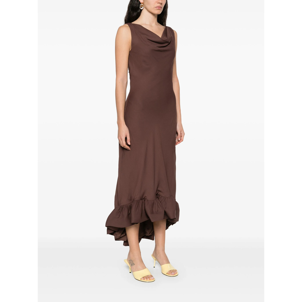 [Malina] Sleeveless dress FW25 12248492 ALIA CHOCO
