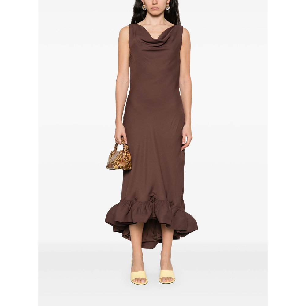 [Malina] Sleeveless dress FW25 12248492 ALIA CHOCO
