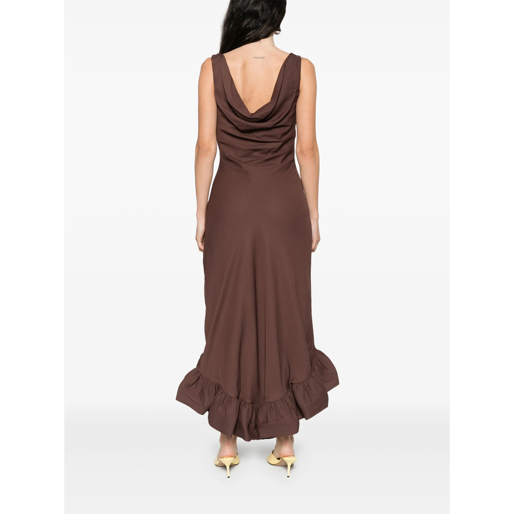 [Malina] Sleeveless dress FW25 12248492 ALIA CHOCO