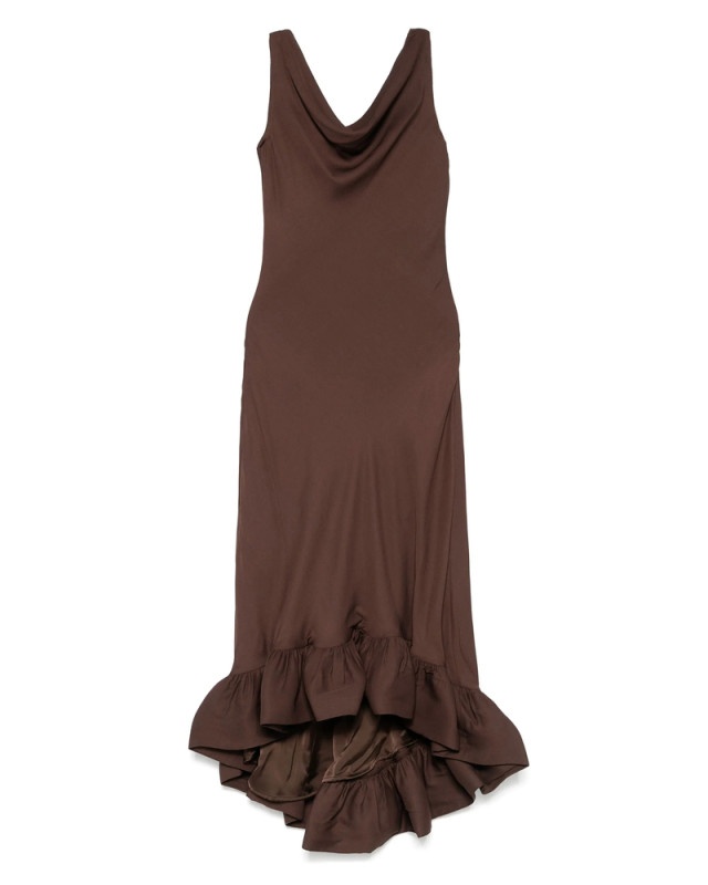 [Malina] Sleeveless dress FW25 12248492 ALIA CHOCO