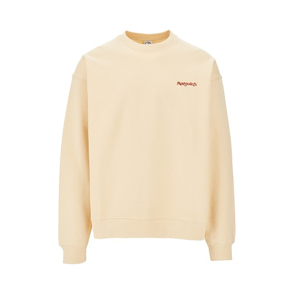 [POLAR SKATE CO] Sweatshirt SS25 POL-DAVEC.OATMEAL-OATMEAL