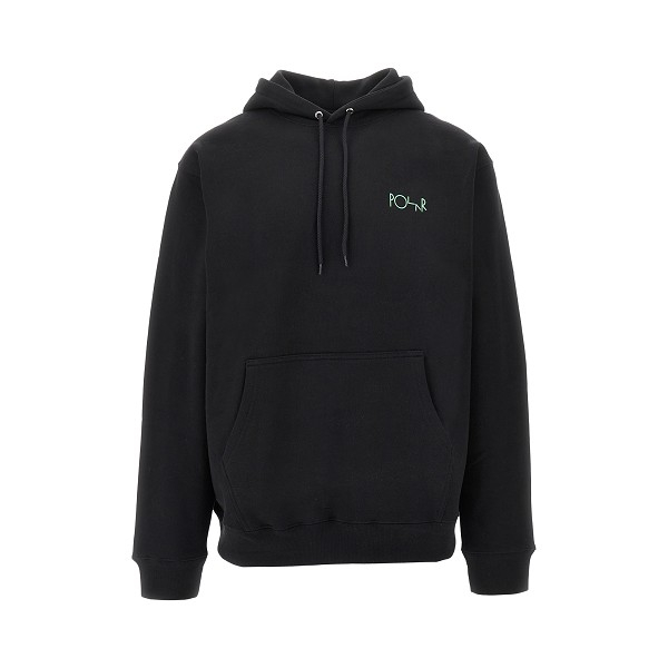 [POLAR SKATE CO] Hoodie SS25 POL-DAVEHFLOC.BLACK-BLACK
