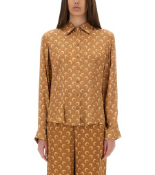 [MARINE SERRE] Shirts Long Sleeve SS25 WSI023B_CWOV0059BG70