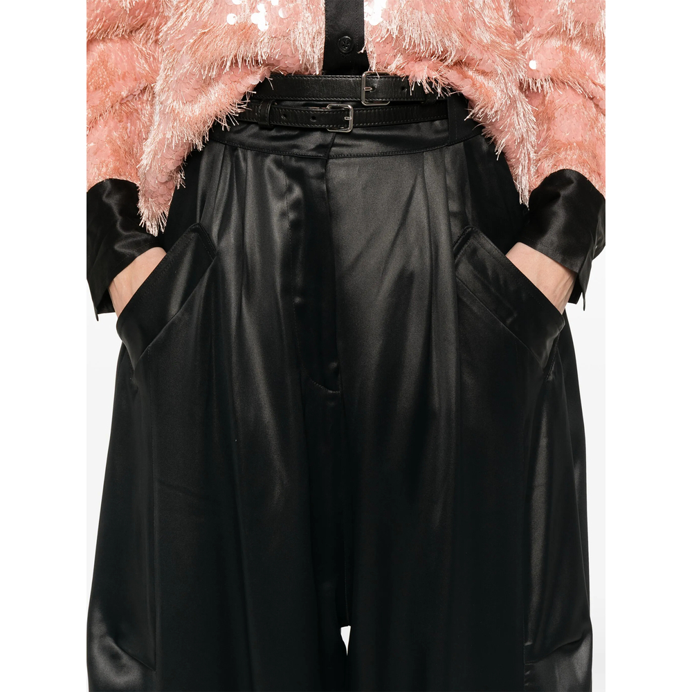 [Niccolò Pasqualetti] Trousers SS25 P006A MONTAGE BLACK