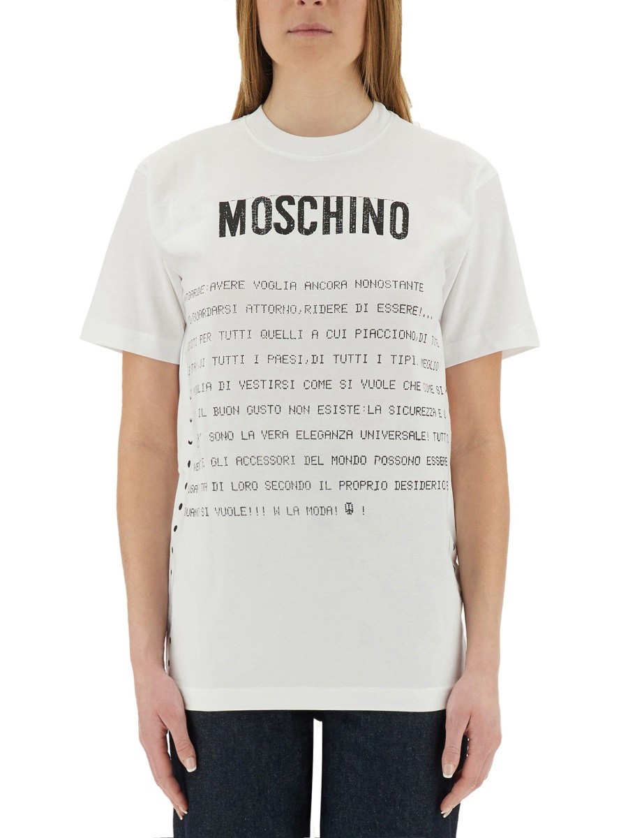[Moschino] T-shirts Short Sleeve SS25 07010541_1001