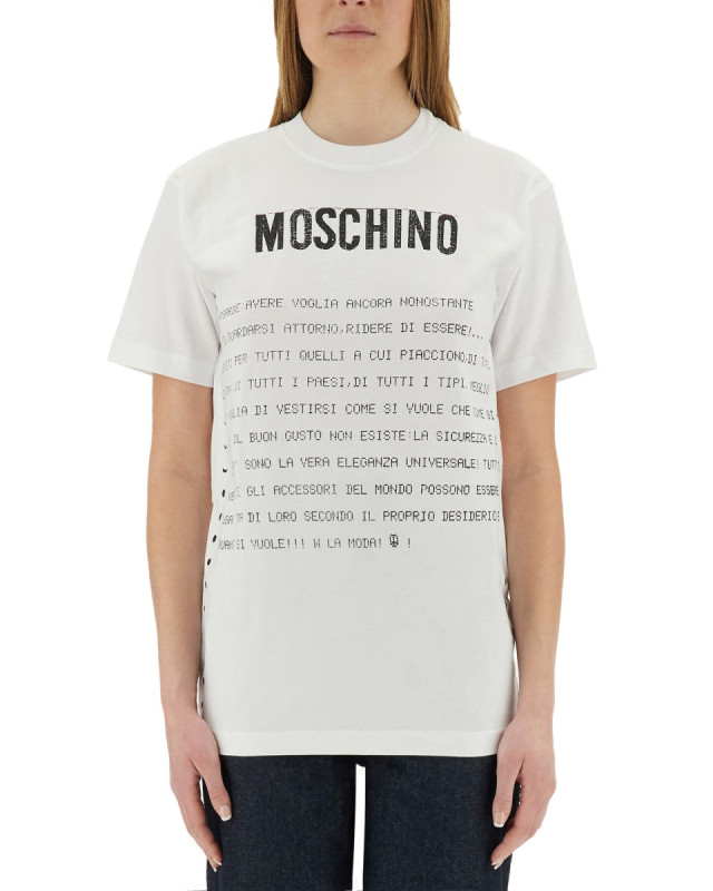 [Moschino] T-shirts Short Sleeve SS25 07010541_1001