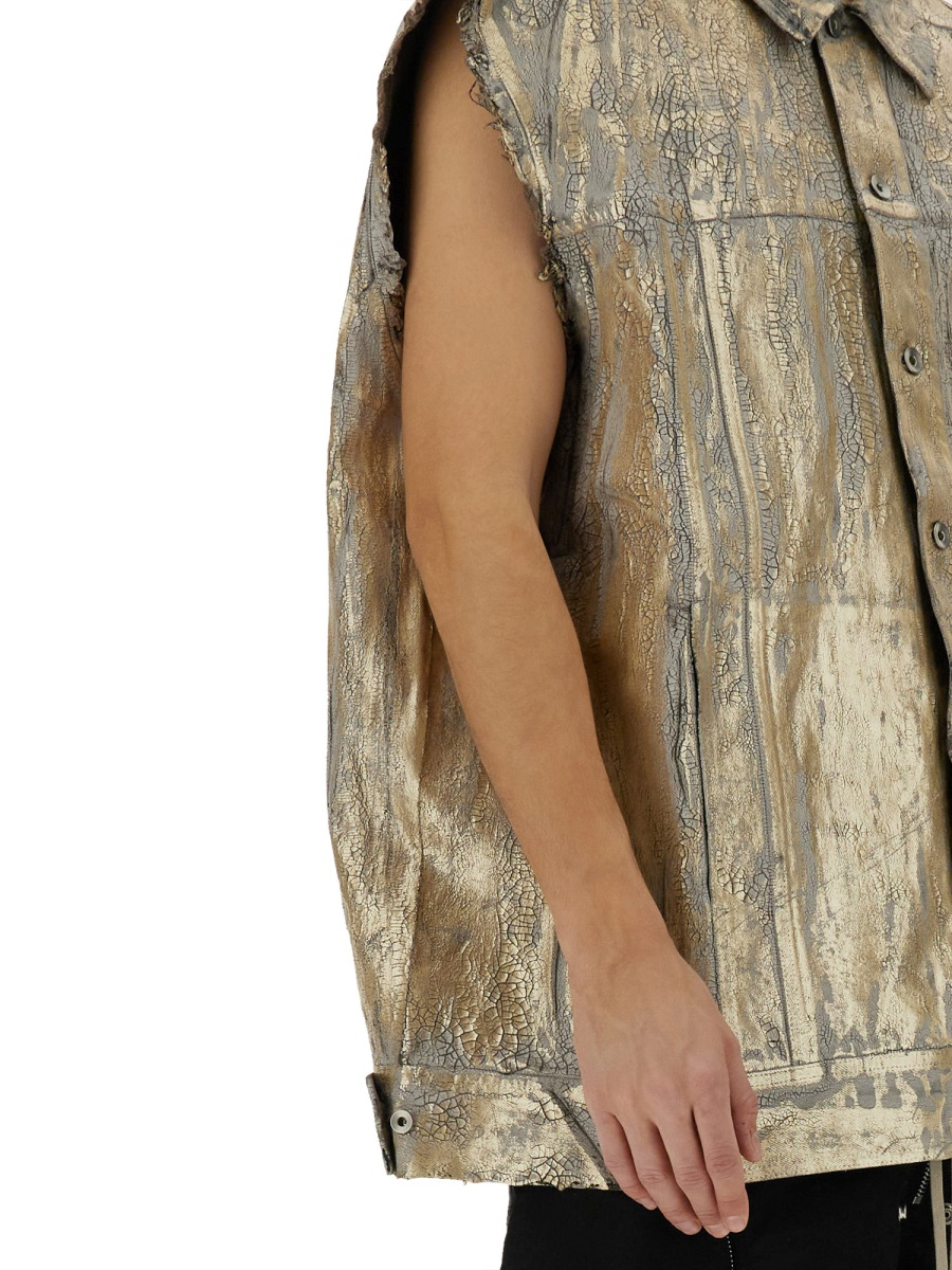 [RICK OWENS DRKSHDW] T-shirts Sleeveless SS25 DU01E3762_GMC02