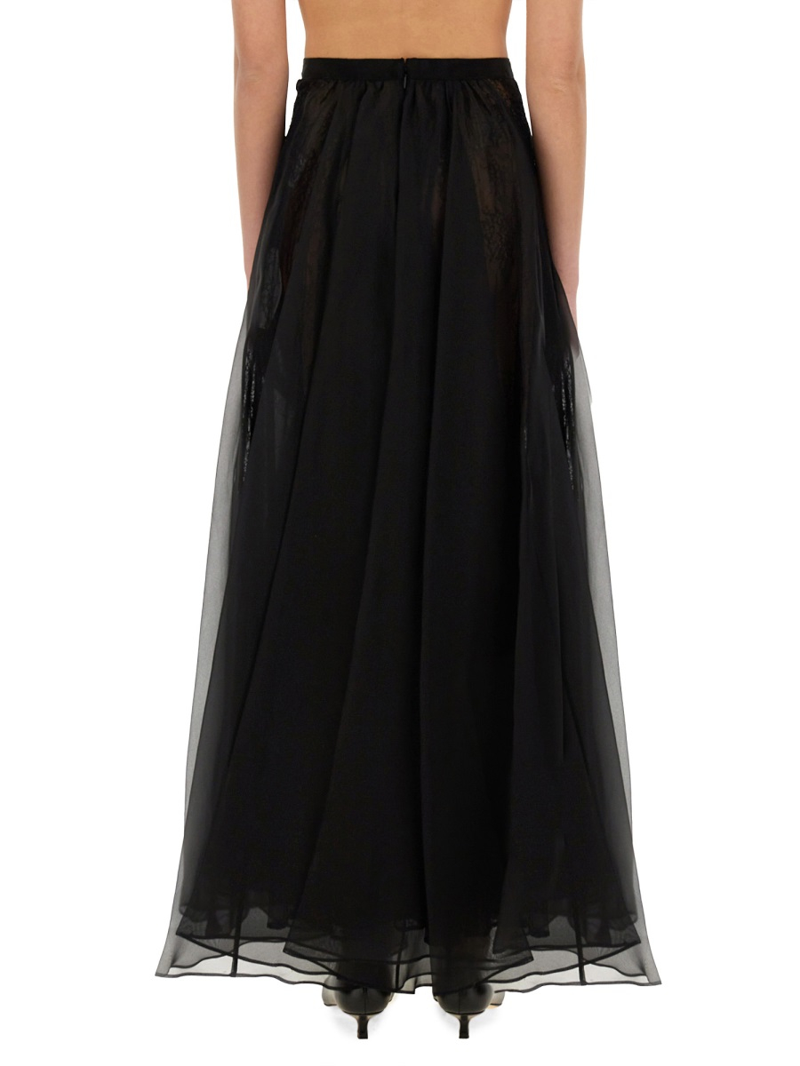 [Nina Ricci] Midi skirt SS25 25PCJU020SE0789_U9000