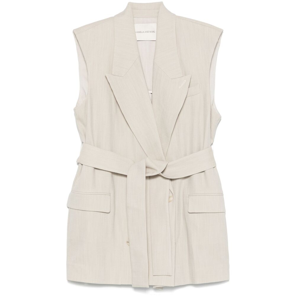 [Camilla And Marc] Vest SS25 O2J3002.L70 COEN GREEN