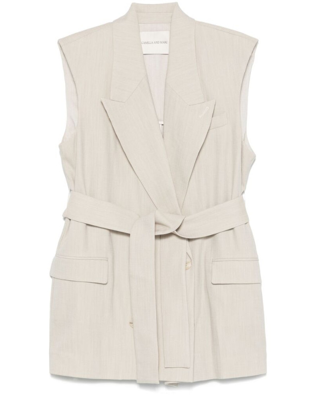 [Camilla And Marc] Vest SS25 O2J3002.L70 COEN GREEN