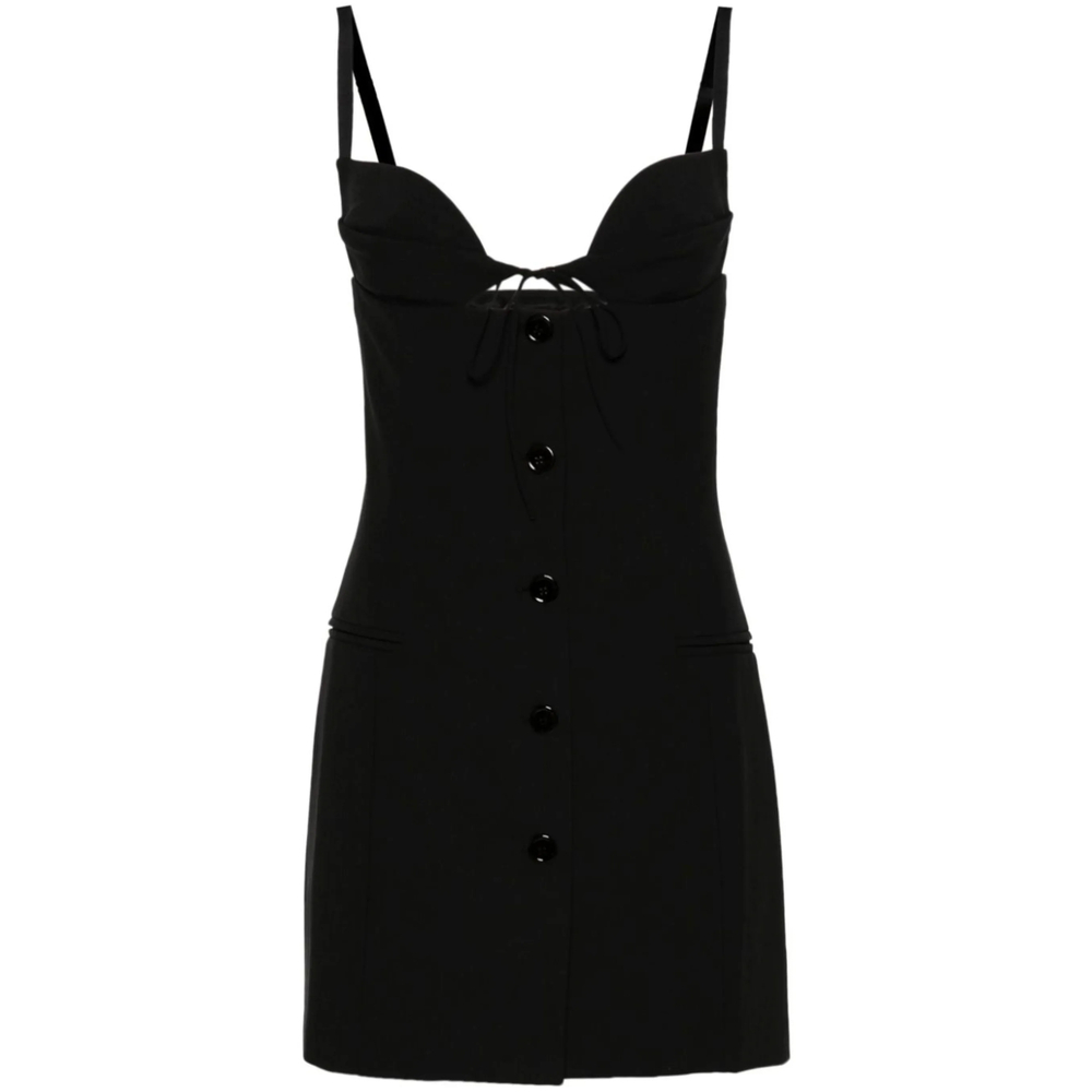 [Nensi Dojaka] Sleeveless dress SS24 SS24DR186  BLACK