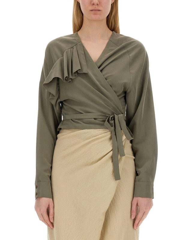 [Alysi] Blouse FW23 153268_A3210MILIT