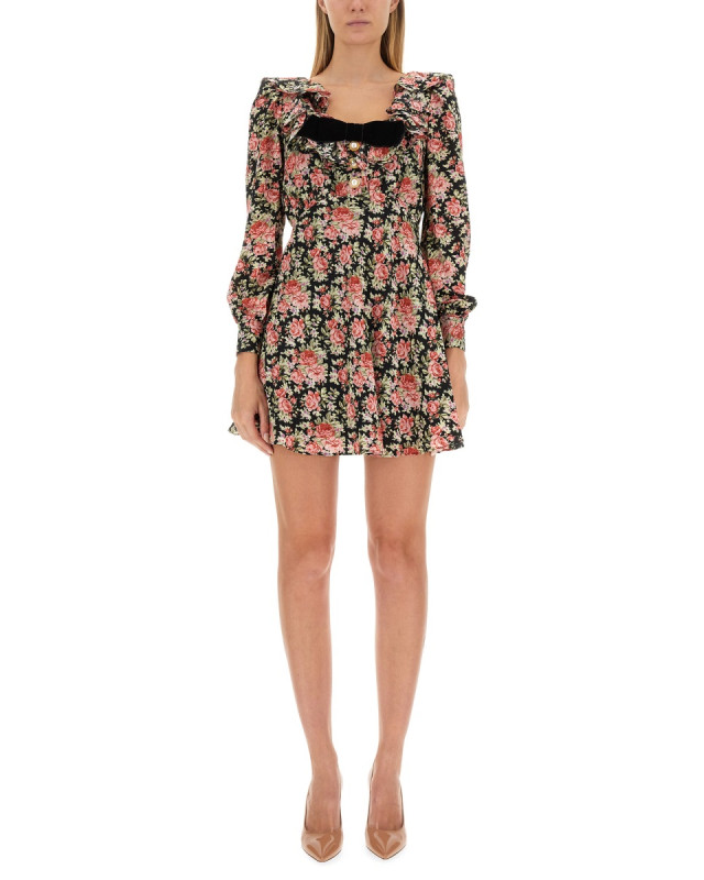 [Alessandra Rich] Long sleeve dress FW23 FAB3493_F4001900
